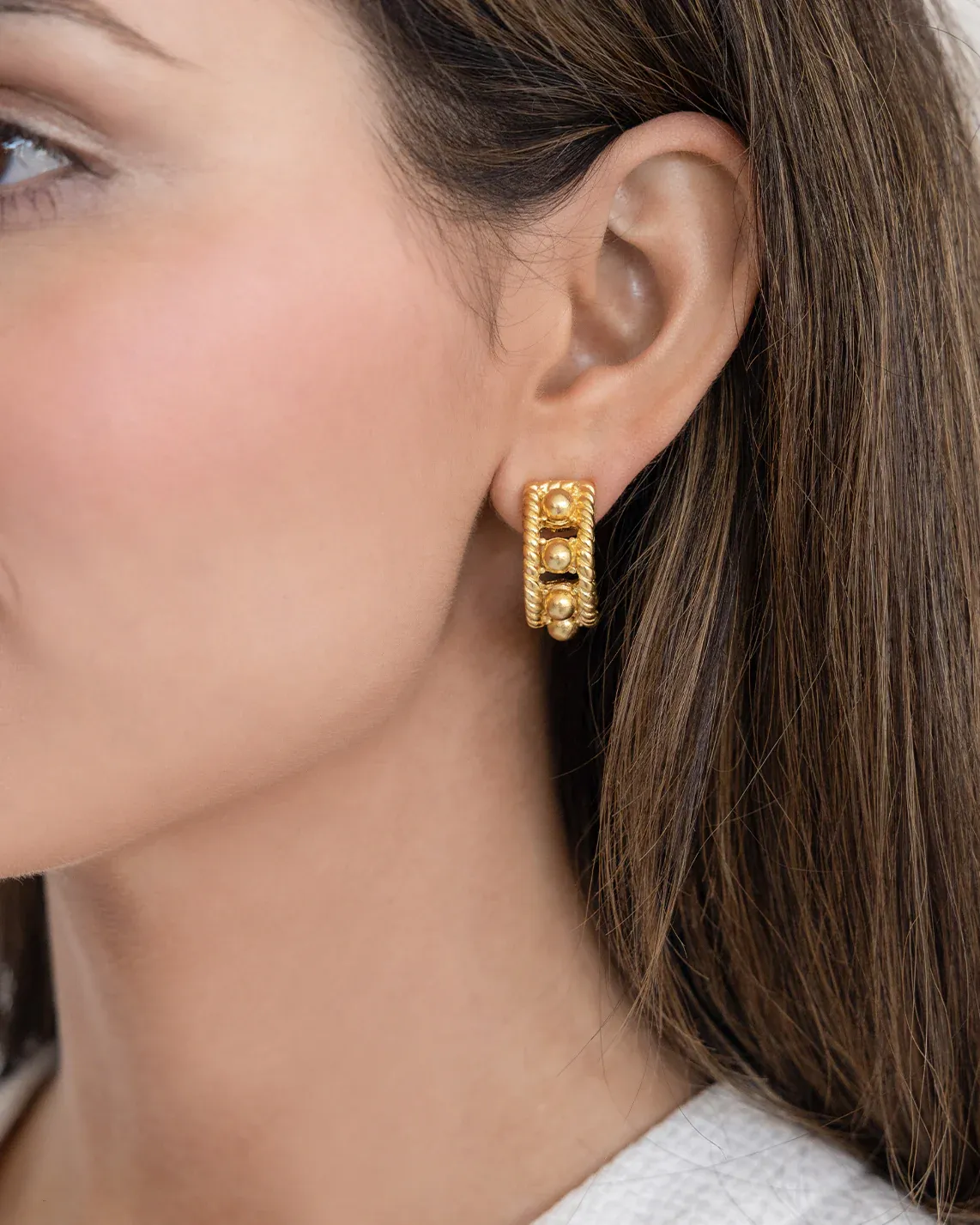 VG Ball Hoop Earrings