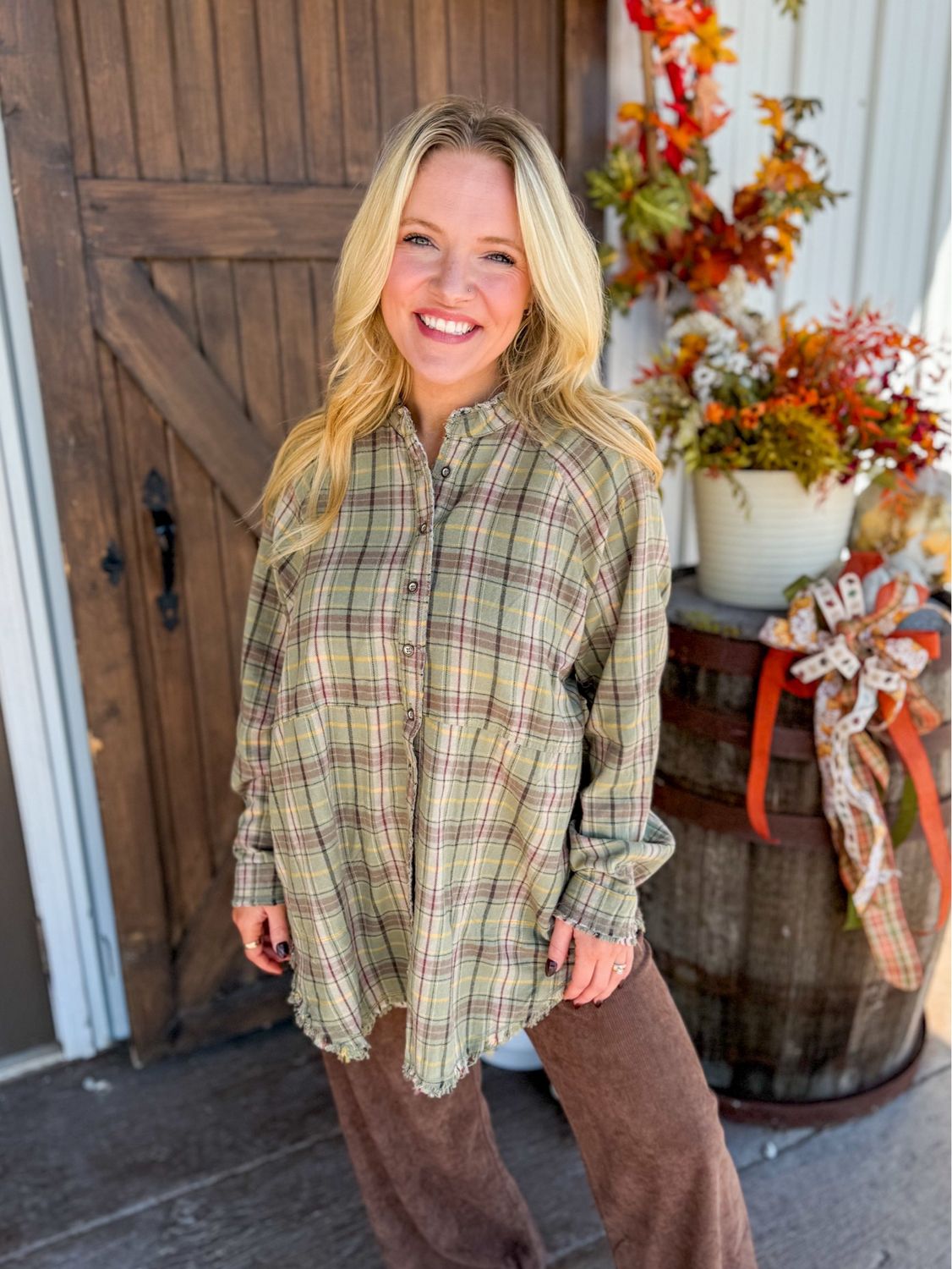 RD Cabin Cozy Flannel Button Down