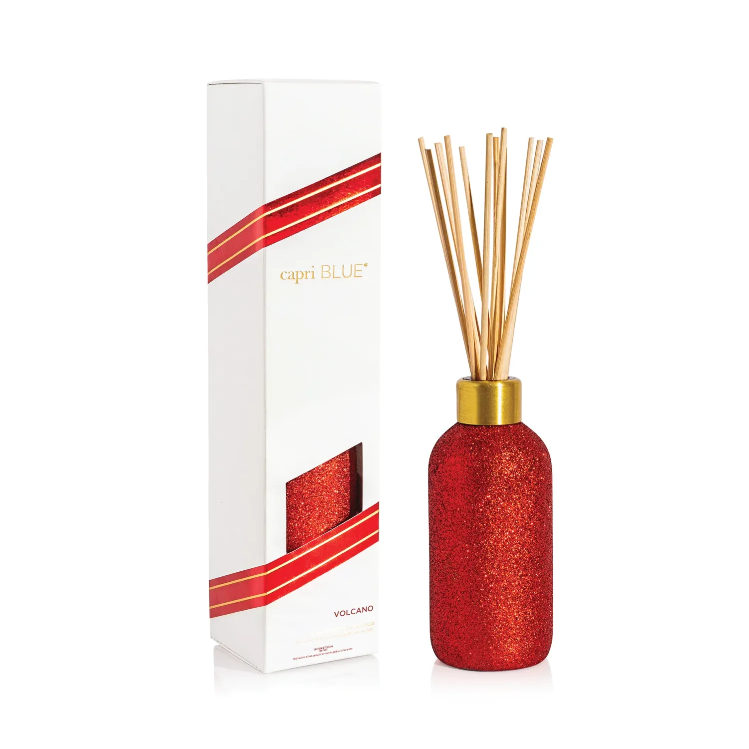 Red Glitter Reed Diffuser-Volcano