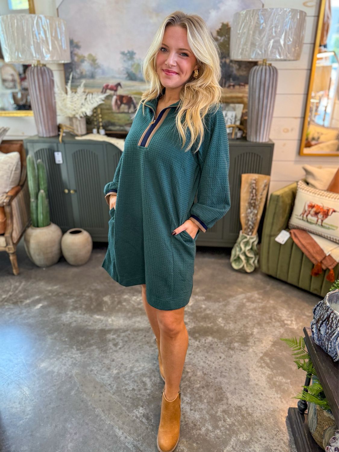 The Evergreen Escape Dress