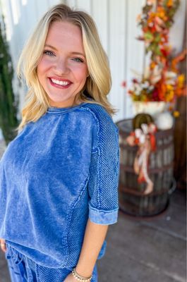 RD Indigo Grace Top
