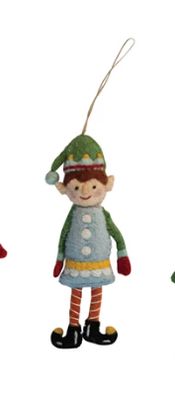 XS9863A-Brown/Green Boy Elf