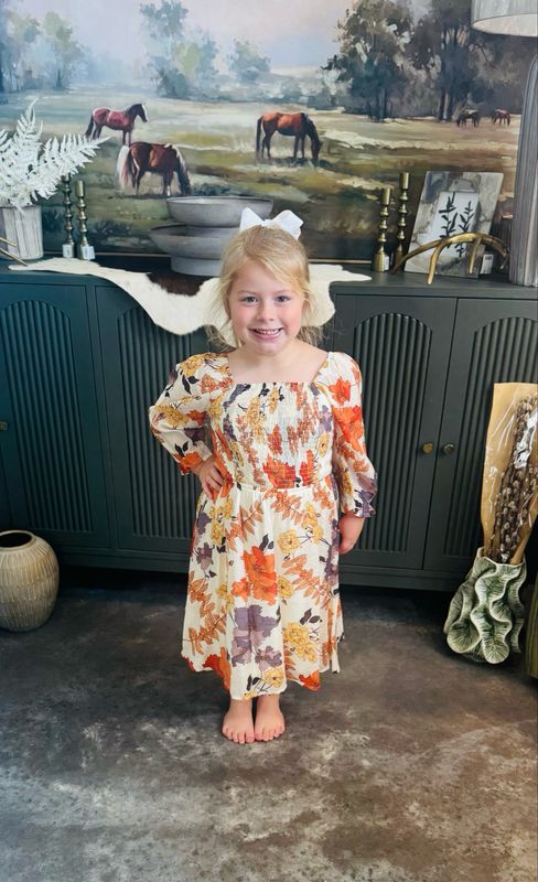 Floral Smocked Dress