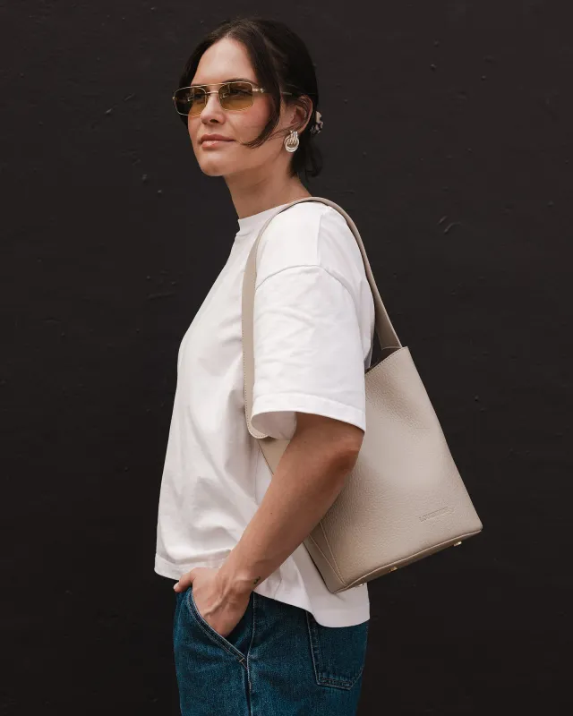 Miranda Bucket Bag-Almond