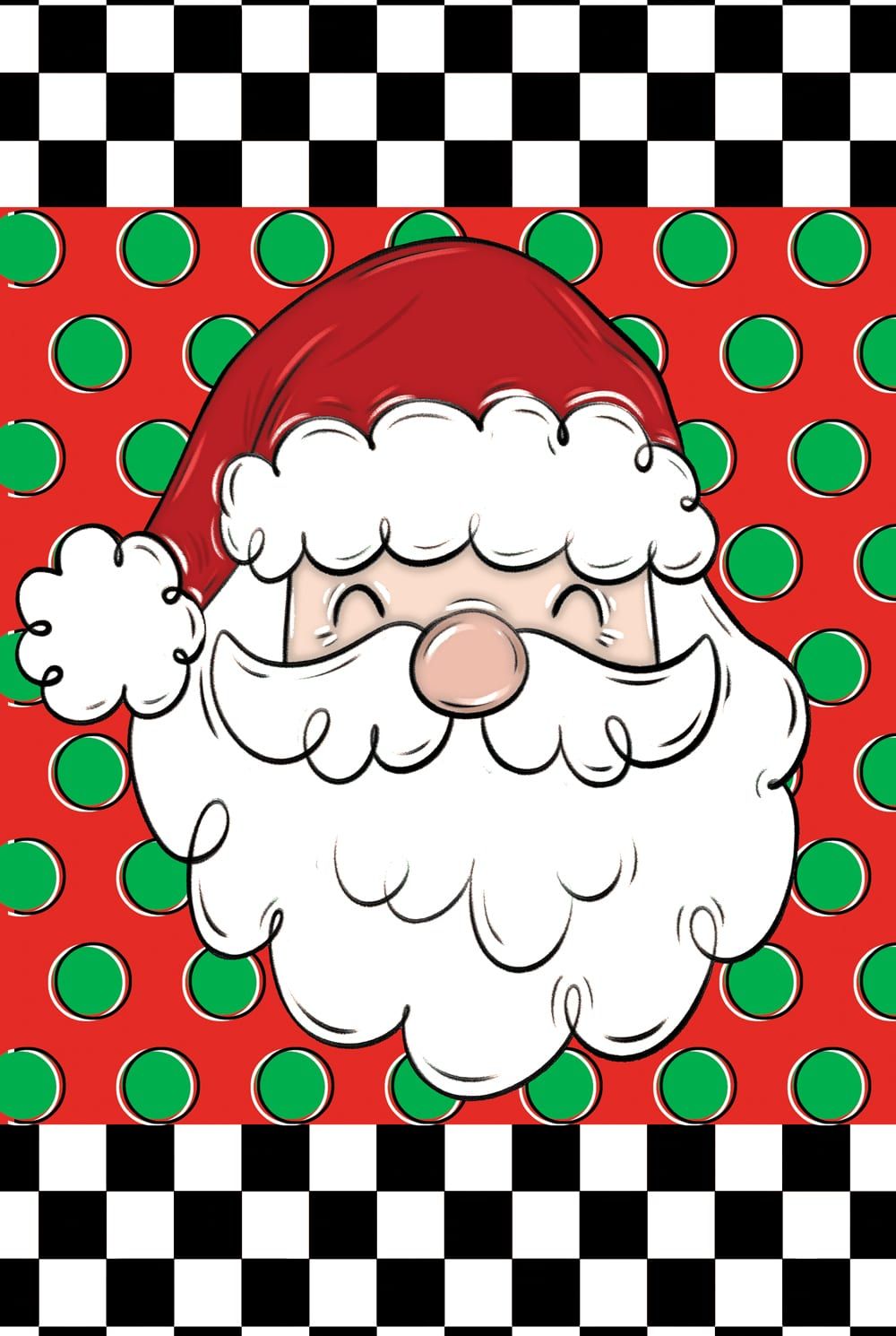 Santa Garden Flag