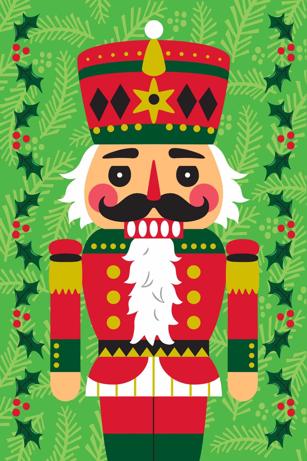 Nucracker Garden Flag