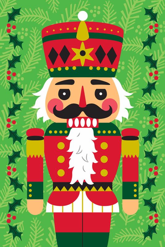 Nucracker Garden Flag