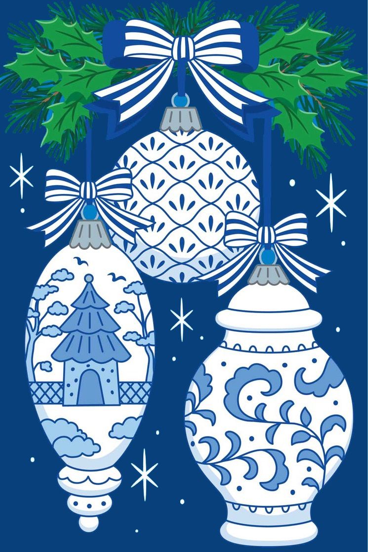 Chinoiserie Ornaments Garden Flag