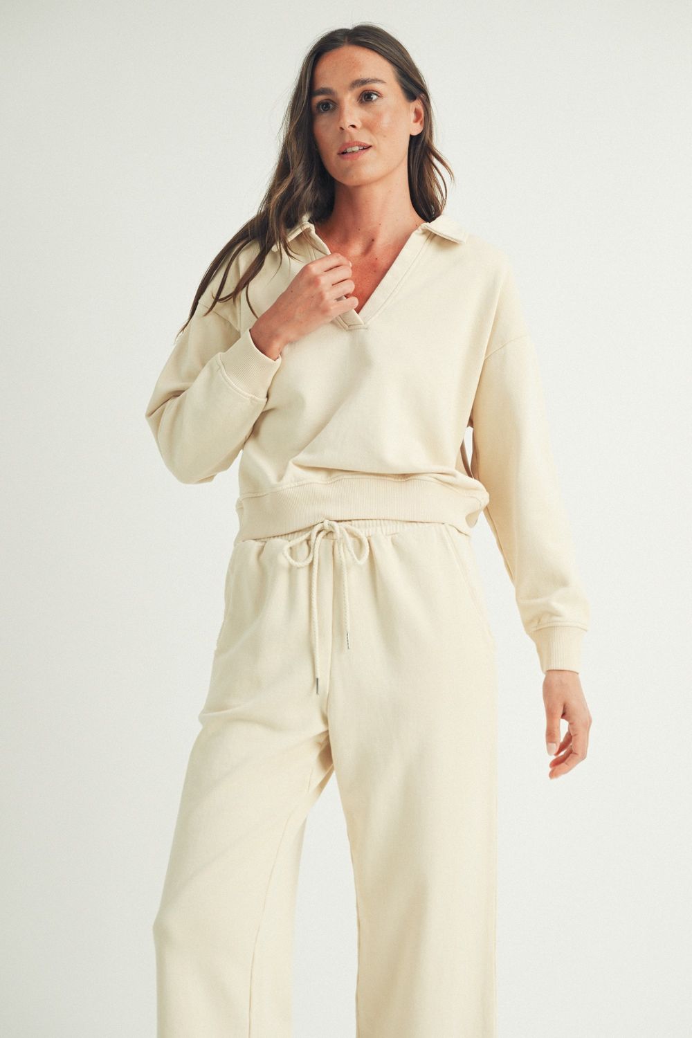BW Bet Cream V-Neck