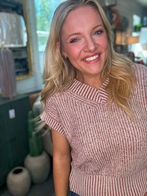 CH Hearthside Knit Top-Brick