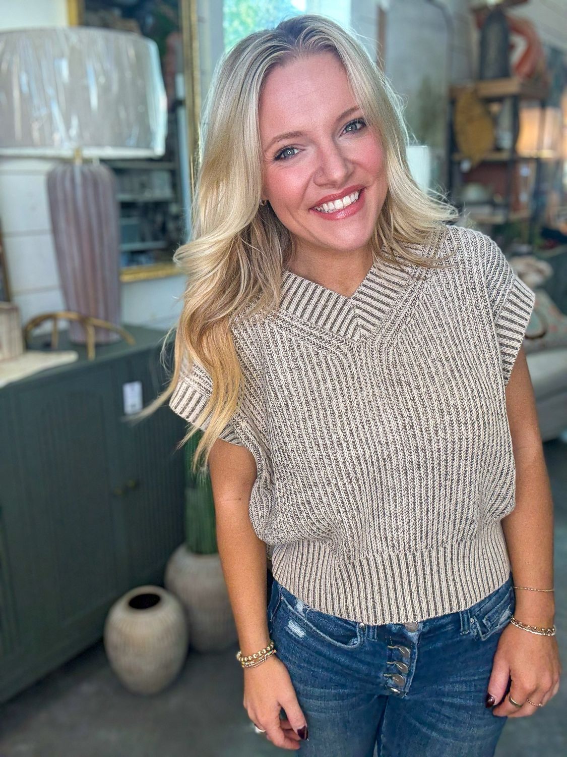 CH Hearthside Knit Top-Olive