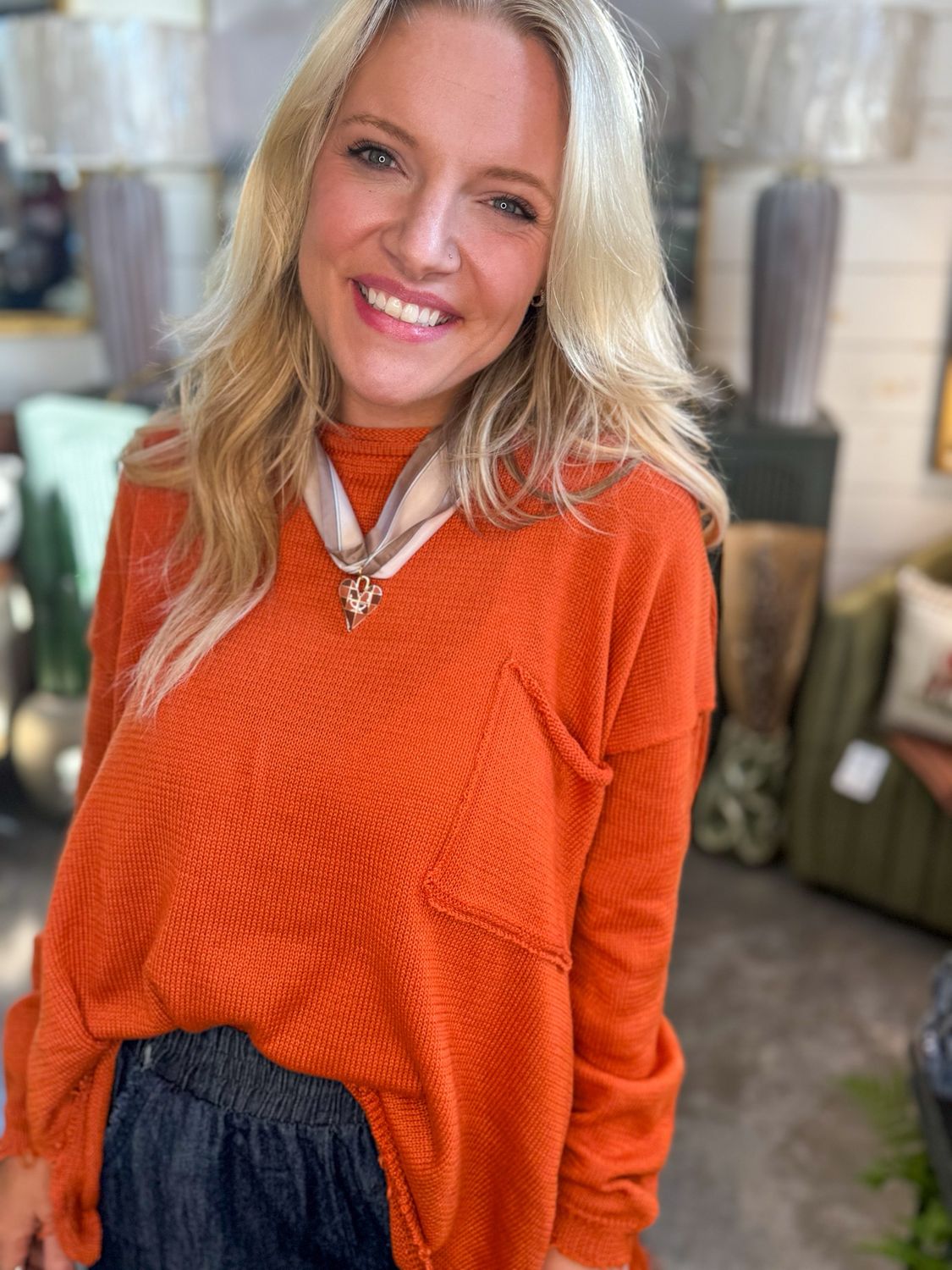 CH Persimmon Luxe Top