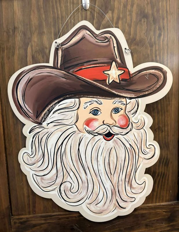 VG Western Claus Doorhanger