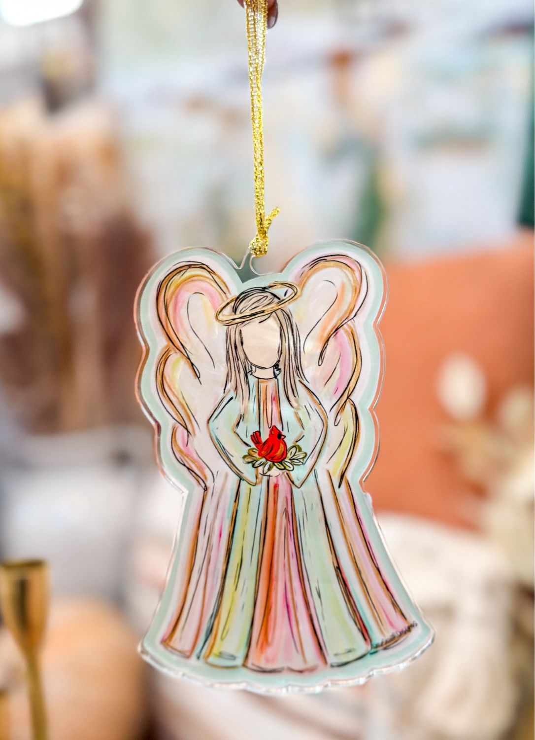 VG Heavenly Messenger Angel Ornament