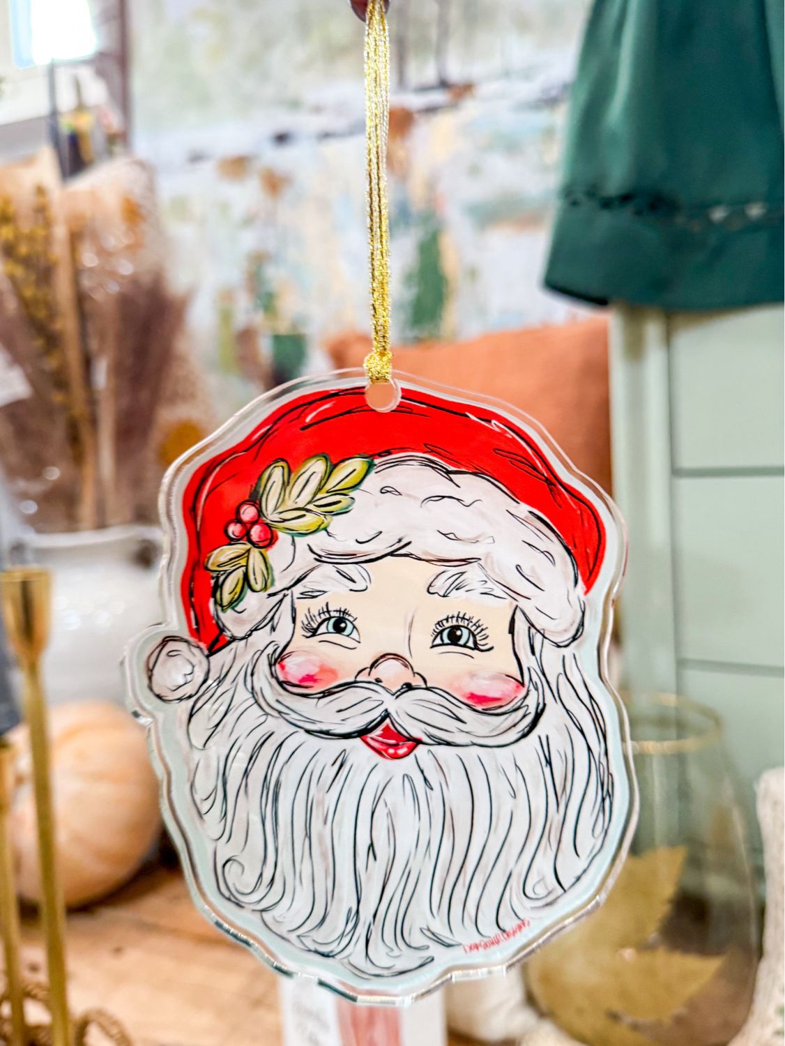 VG Sweet Santa Face Ornament