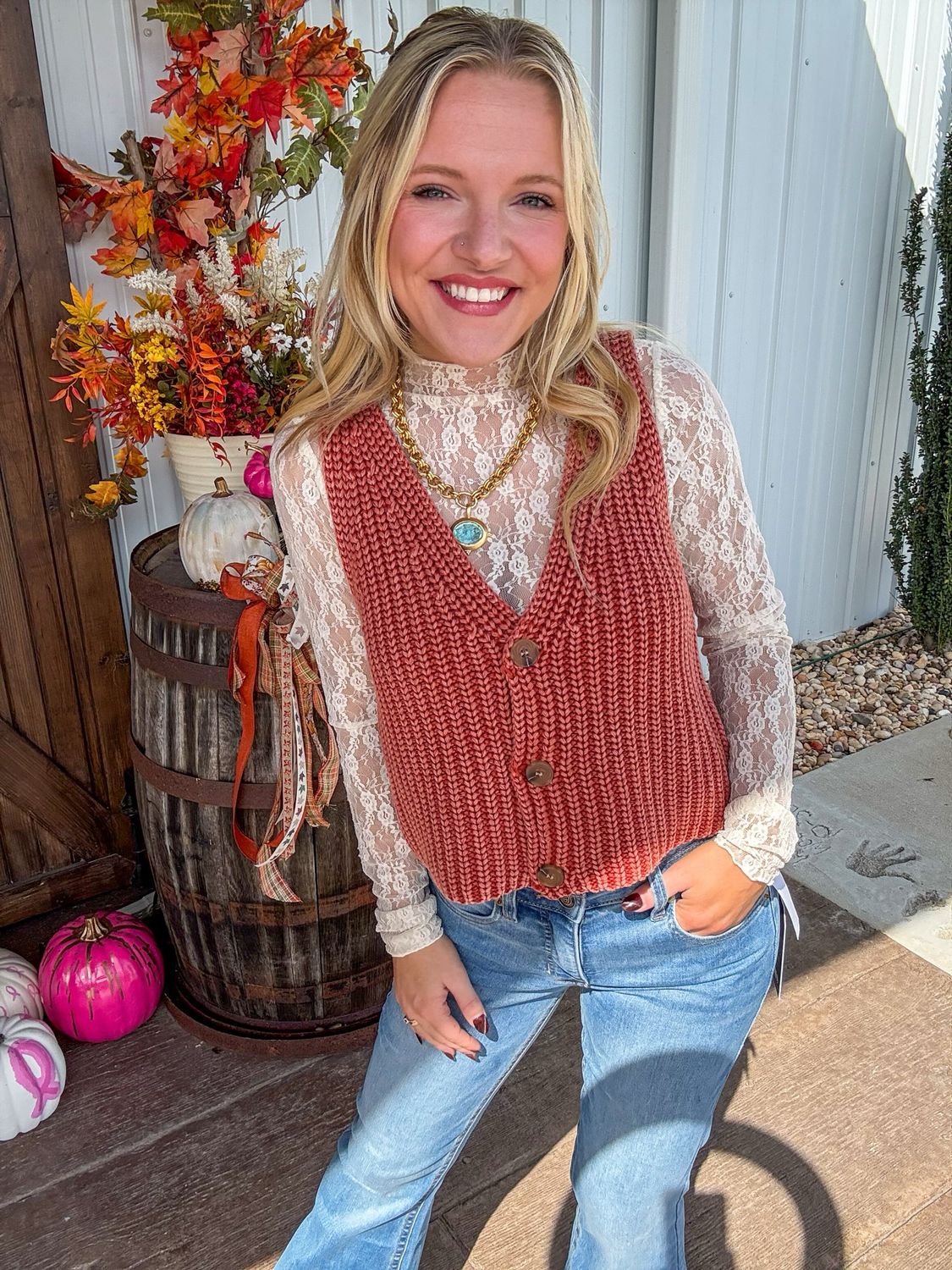 CH Rustic Harvest Sweater Vest