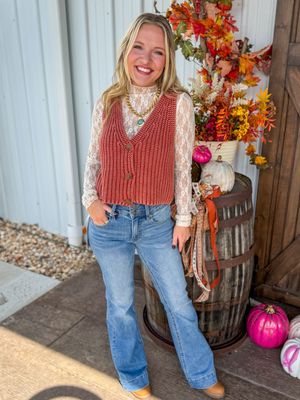 Double Waistband HR Trouser-Med Wash