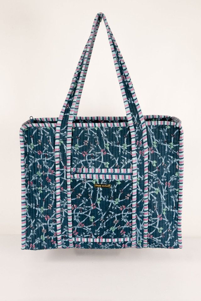VG Quilted Tote-Ribbon