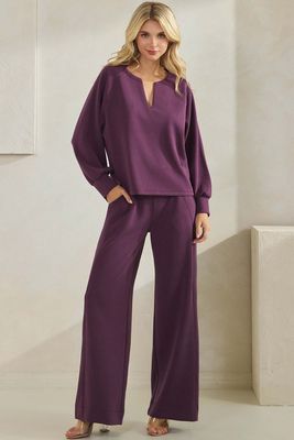 VG The Downtown Pants-Eggplant