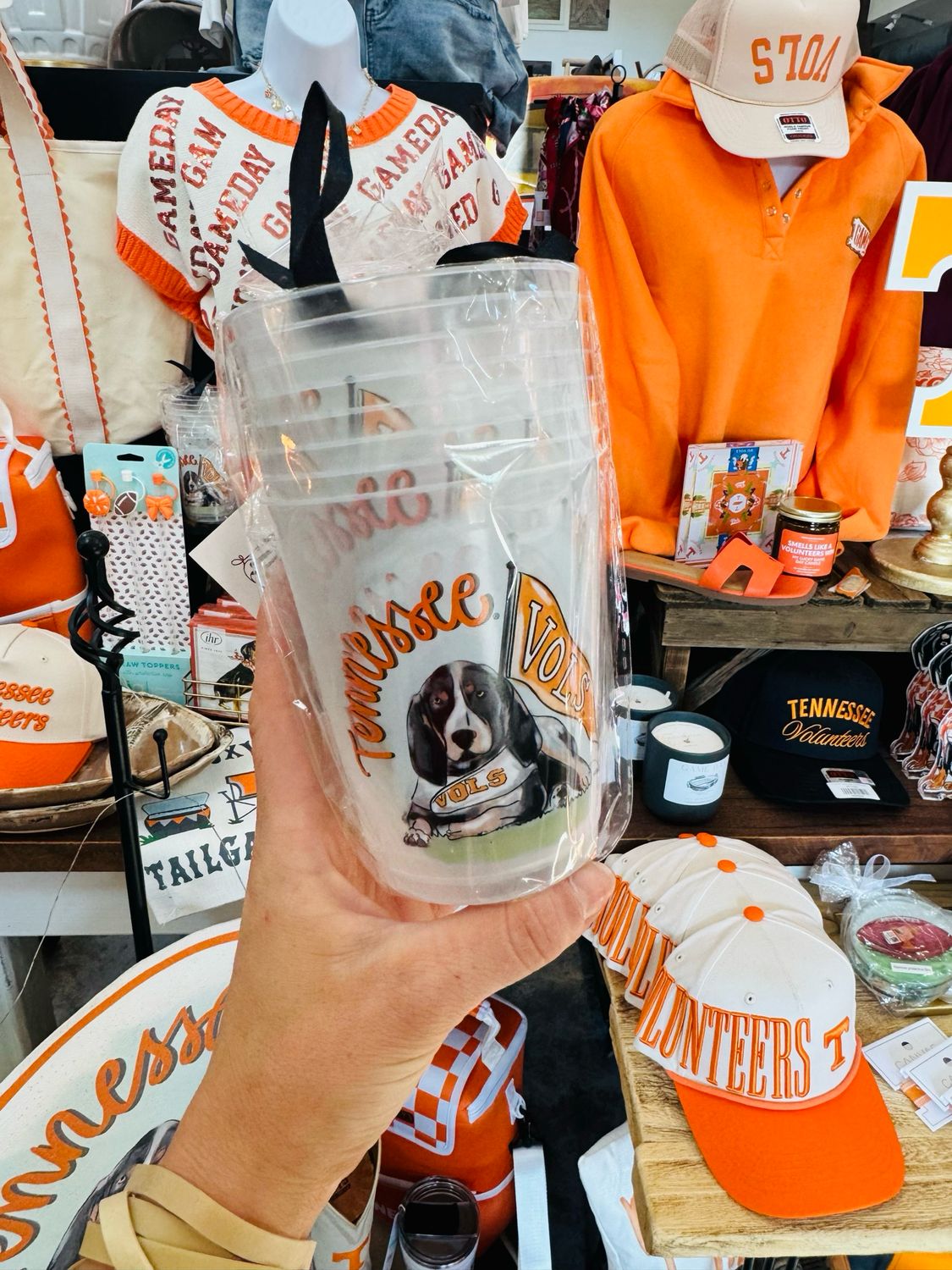 TN Smokey Frosted Cups Set/8