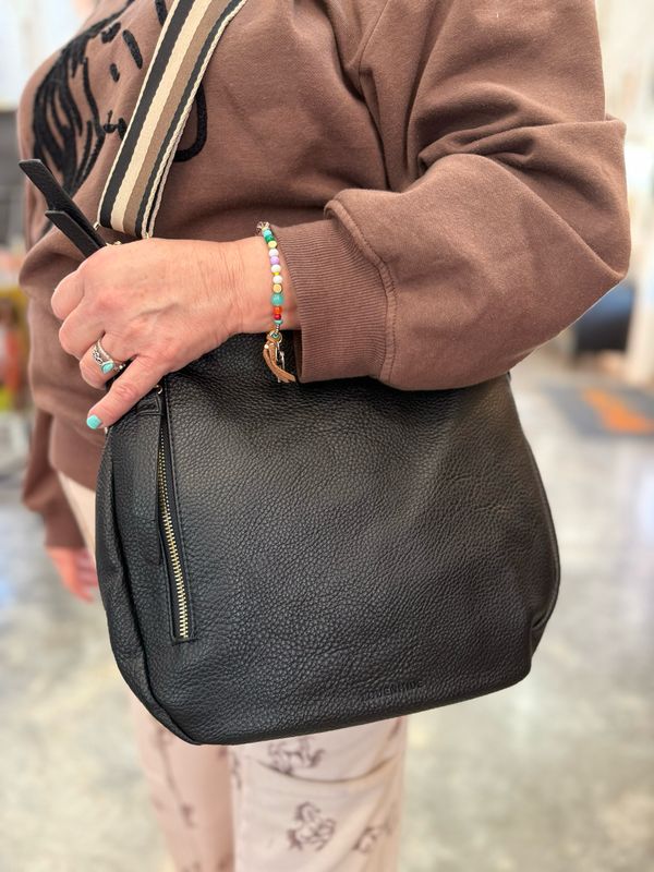 Nadia Shoulder Bag-Black