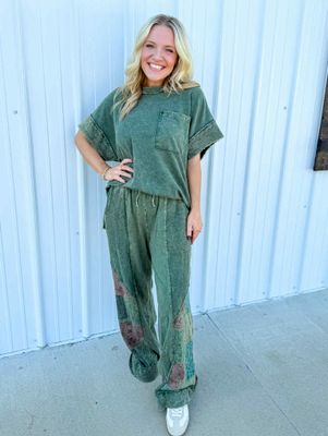 Olive Enchantment Top