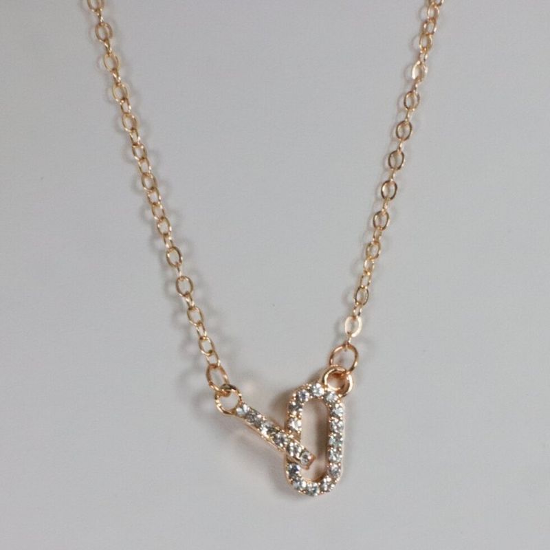 Interlocked Crystal Necklace #571