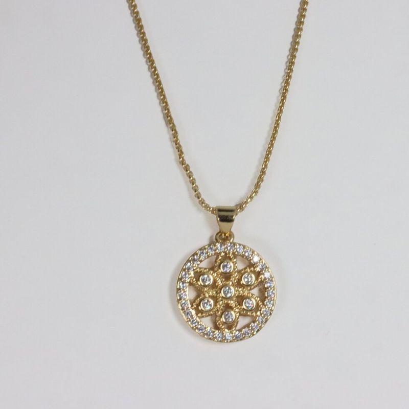 Round Crystal Wheel Pend #546