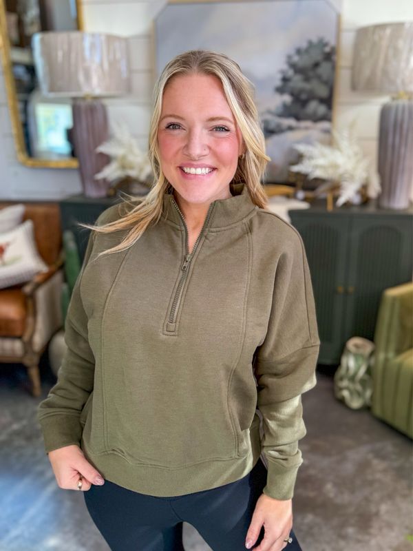 CS Princess Seam Quarter Zip Pullover