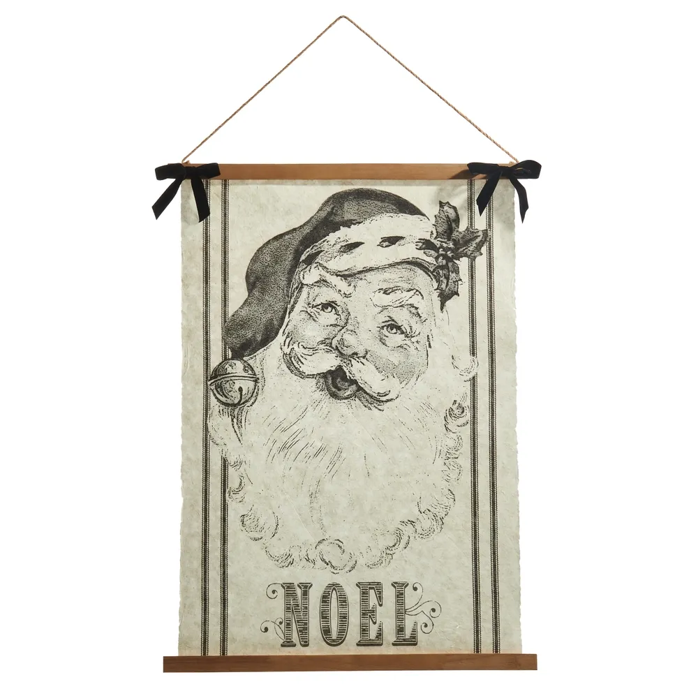 30.5&quot; Vintage Santa Tapestry