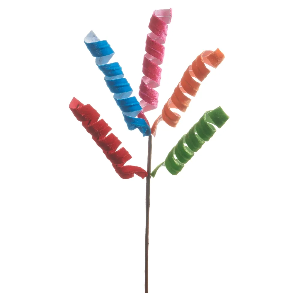 18&quot; Multicolor Twirl Spray