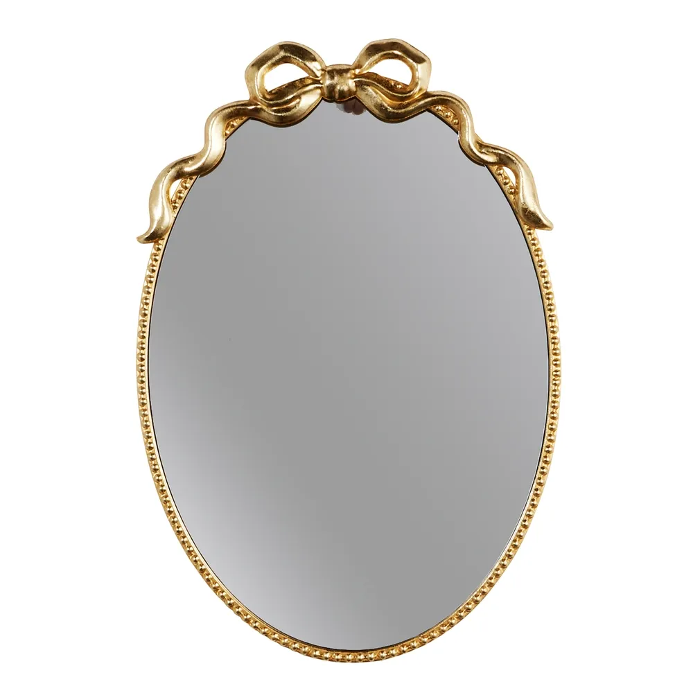 24&quot; Gold Bow Mirror