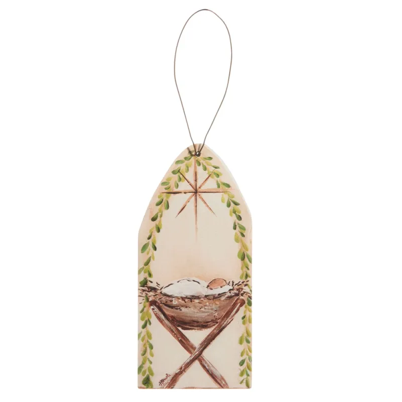 6" Jesus Manger Ornament