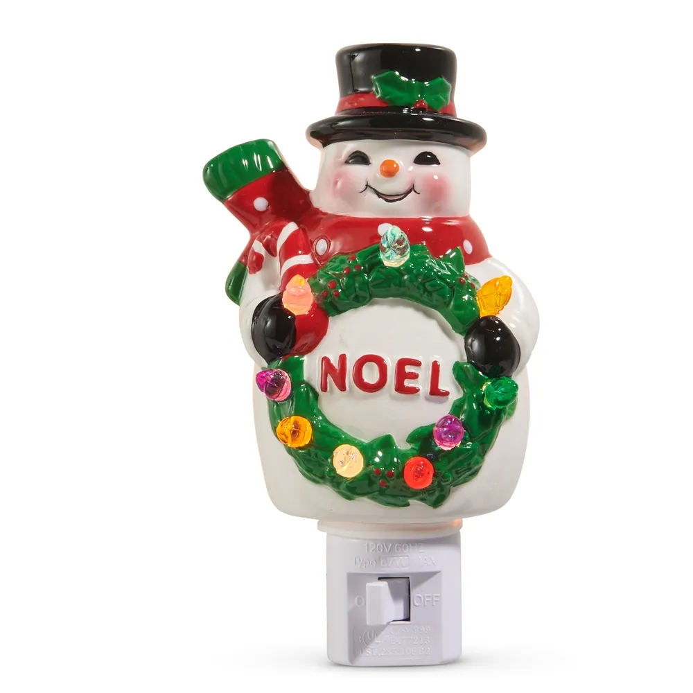 5.75&quot; Vintage Snowman Light