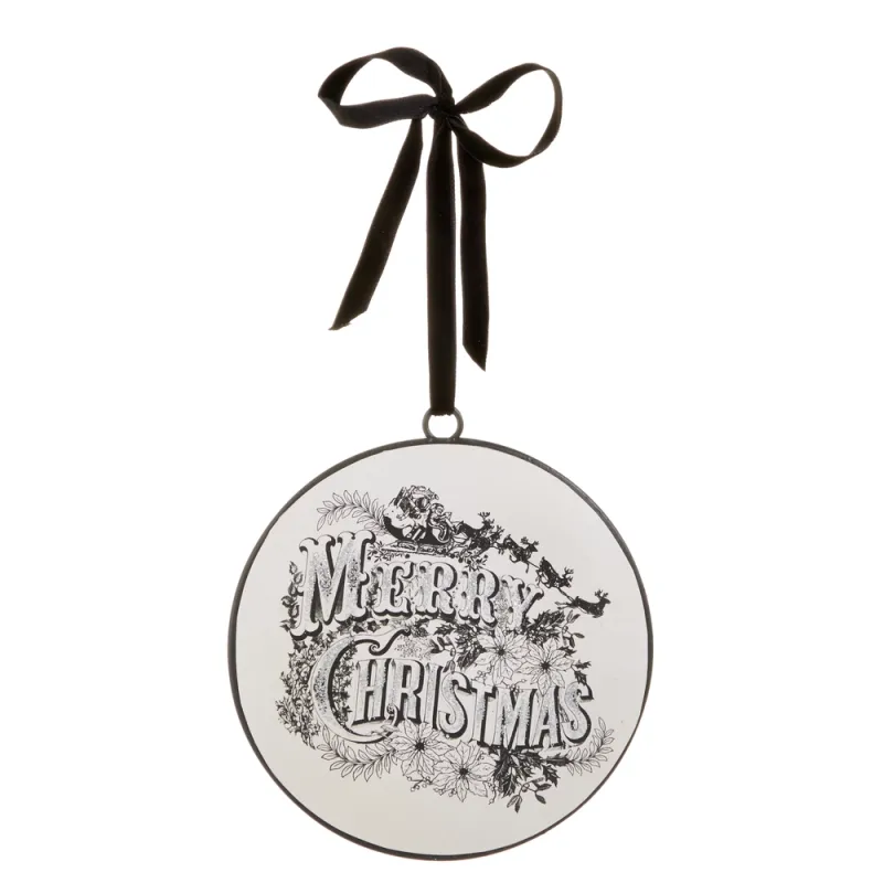 6" Vintage Christmas Disc