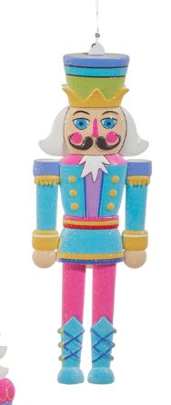 6&quot; Candy Shop Blue Nutcracker Ornament