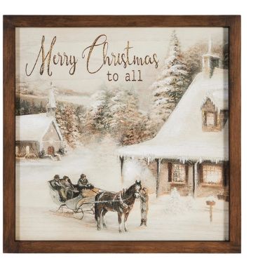 19&quot; Merry Christmas Wall Art