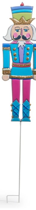 35.5&quot; Blue Candy Shop Nutcracker Stake
