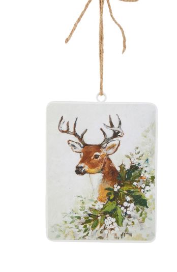 6.25&quot; Forest Deer Ornament