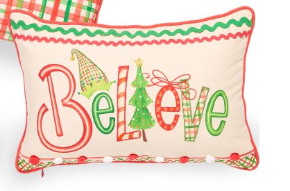 18&quot; Elf Spirit Believe Pillow