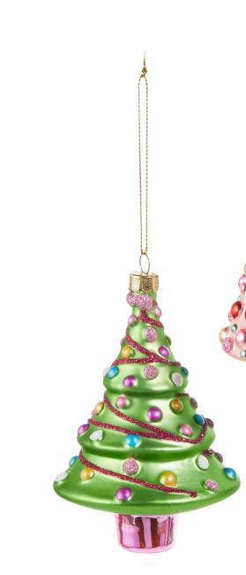 Green Blushing Tree Ornament