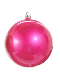 Pink Bright Pearlescent Ball Ornament