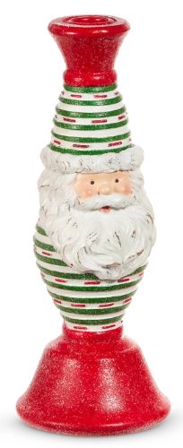 Med Pattern Santa Candlestick