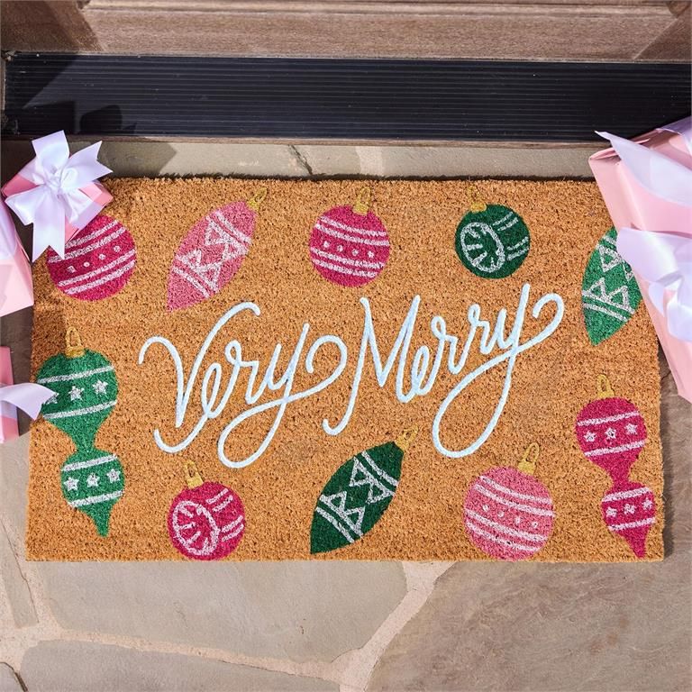 Very Merry Door Mat
