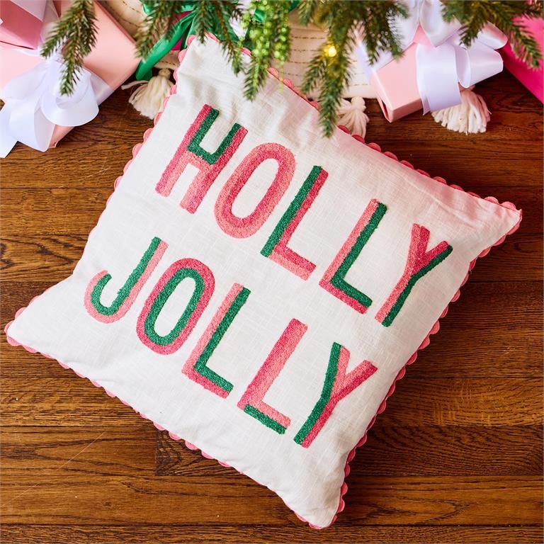 Holly Jolly Pillow