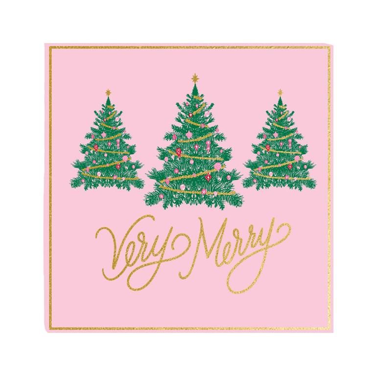Very Merry Cocktail Napkins