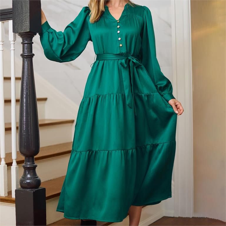 Gracelyn Aventurine Dress