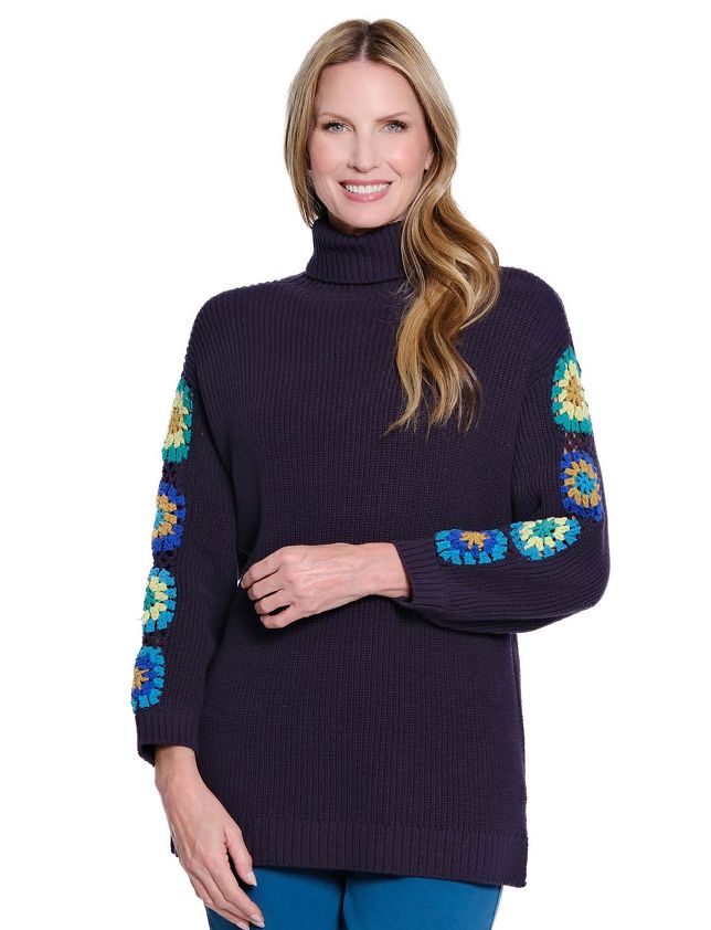 Midngt Mock Nk Swtr Top