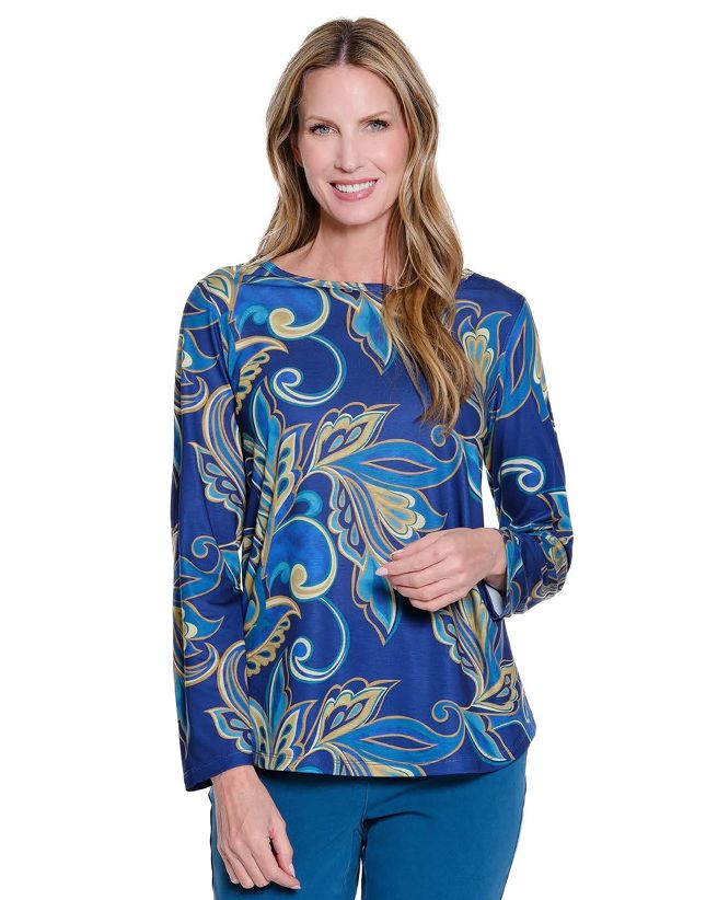 Multi Nk Shaped Hem Top