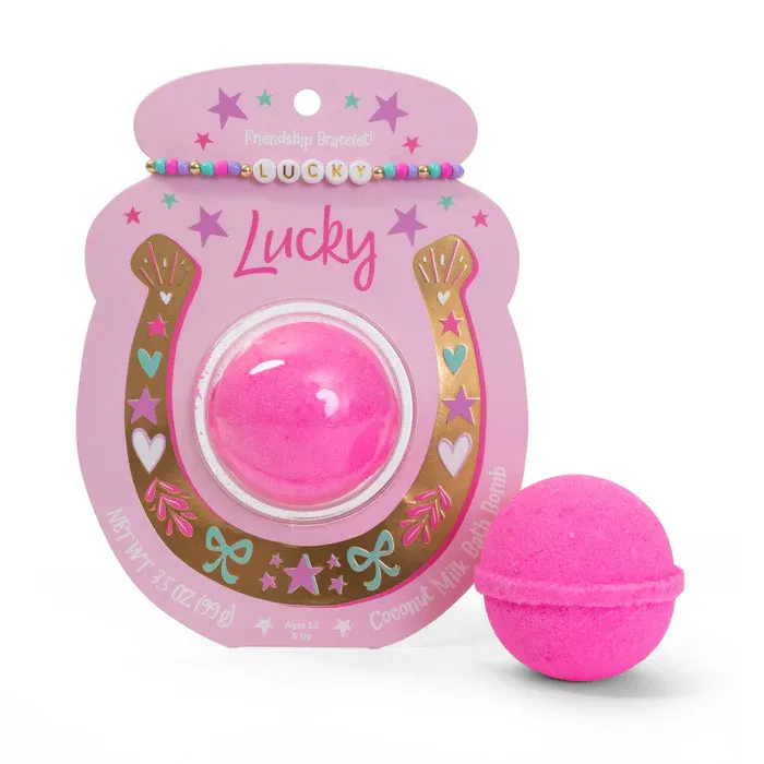 Clamshell Bathbomb-Lucky